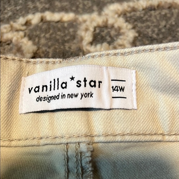Vanilla Star khaki cropped Wide Leg Jeans - Picture 3 of 6